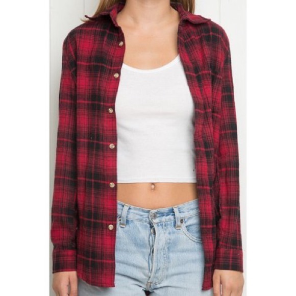 Brandy Melville Tops - Brandy Meville Wylie Flannel